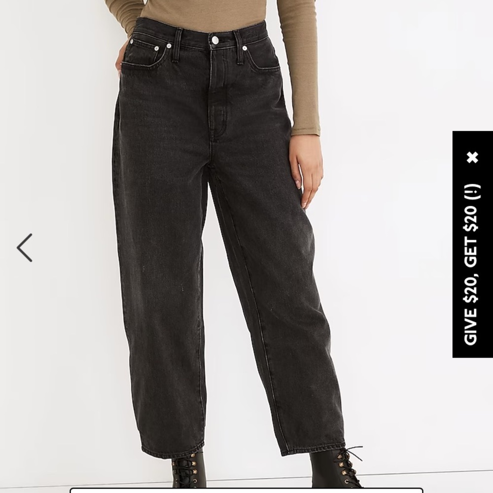 Madewell Balloon Jeans - Noll Wash